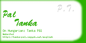 pal tanka business card