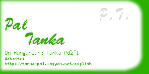 pal tanka business card